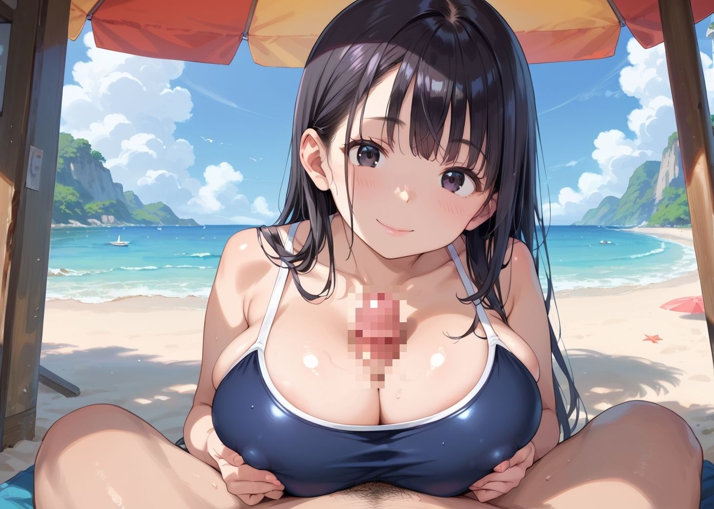 スク水えちえち委員長。CG画像集5 サンプル4