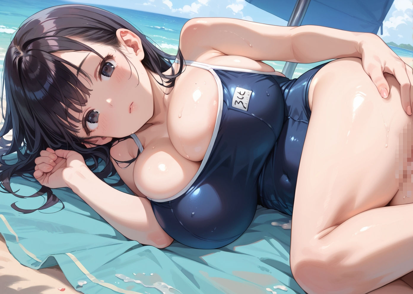 スク水えちえち委員長。CG画像集6 サンプル4