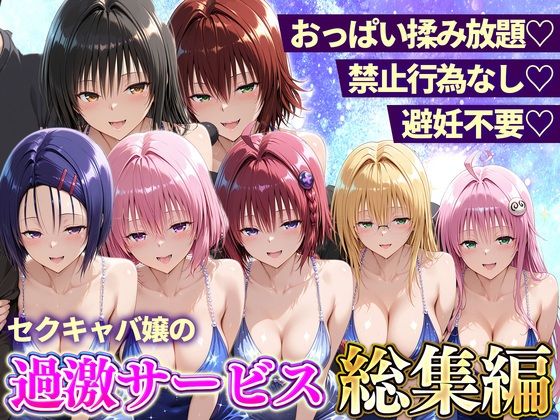 おっぱい揉み放題！禁止行為無し！避妊不要！セクキャバ嬢の過激サービス総集編 の表紙